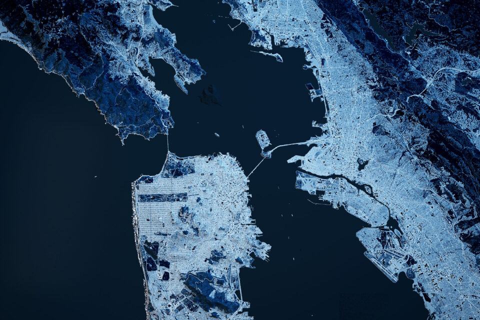 map of San Francisco bay area